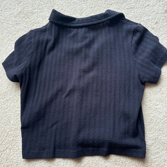 Cotton On Ribbed Polo Crop Tee - Picture 5 of 5